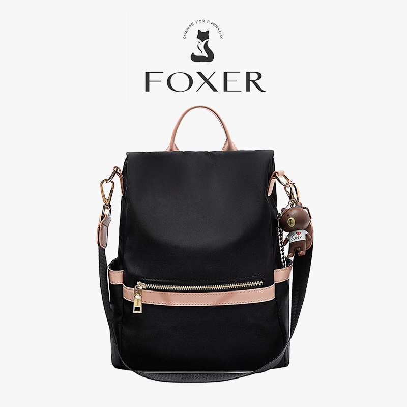 FOXER กระเป๋าเป้ผู้หญิง กันกระเด็น แฟชั่น ทนทาน