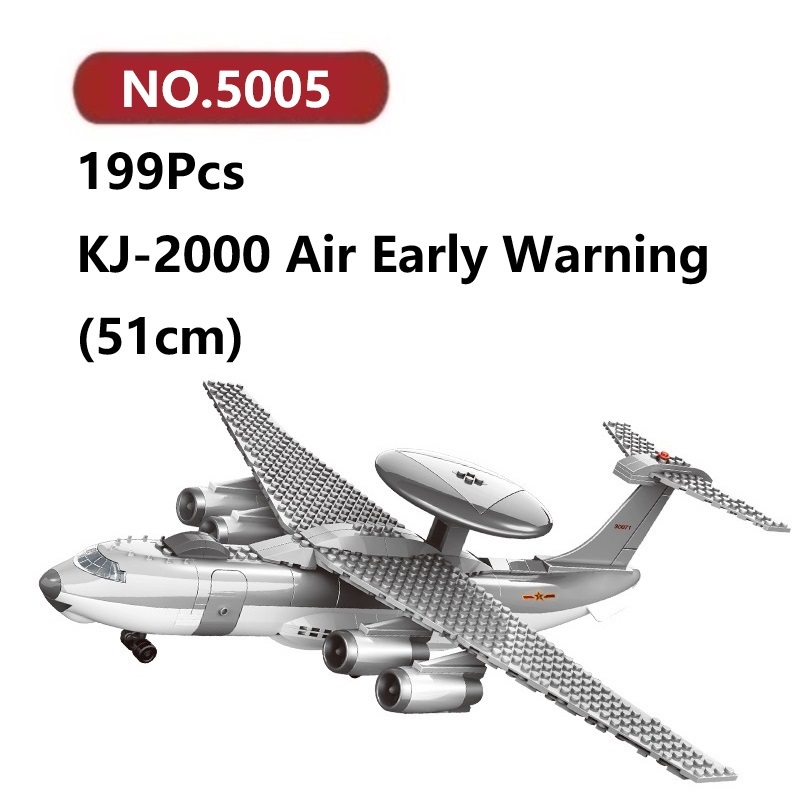 ✨KJ-2000 AWCS โมเดลประกอบแล้ว 199ชิ้น WANGE Plane ของเล่นจิ๊กซอว์
