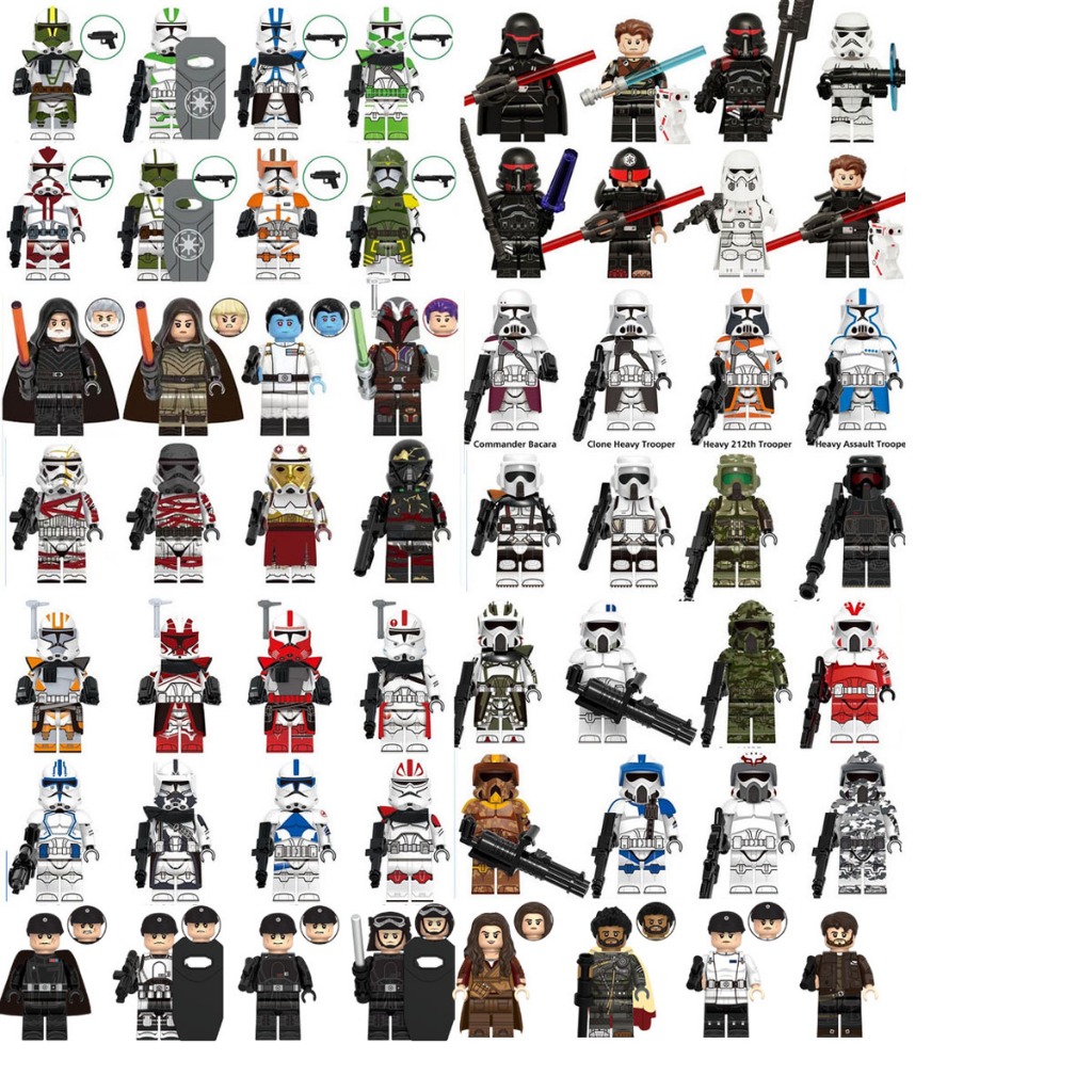 ชุดภาพยนตร์ Star Wars สําหรับเด็กประกอบฟิกเกอร์ของเล่นบล็อกตัวต่อ