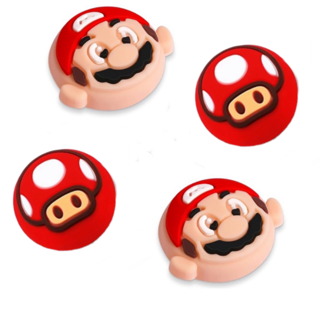 Thumb Grips ใช้งานร่วมกับ Nintendo Switch 2,ซิลิโคนนุ่มจอยสติ๊ก Grips ปุ่มสําหรับ SWITCH 2 Joy-Con - รูปที่ 5