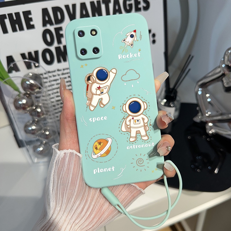 TPU Drawing Astronaut Samsung Note 10 lite, Samsung A81