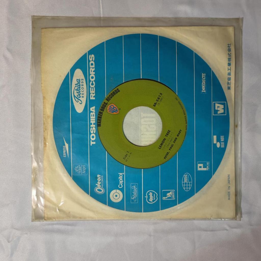 ปีเตอร์ ไวนิล Paul & Mary Lemon Tree 7" 45 RPM