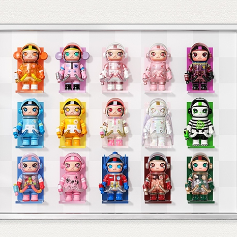 MEGA SPACE MOLLY 100% Anniversary 4 molly v4 น้ําส้ม Optimus Prime Palmer House Jon Burgerman