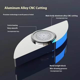 โลหะ เอ็ดซี อยู่ไม่สุข ตัวหมุน ของเล่นหมุนด้วยมือ ของขวัญ สํ…