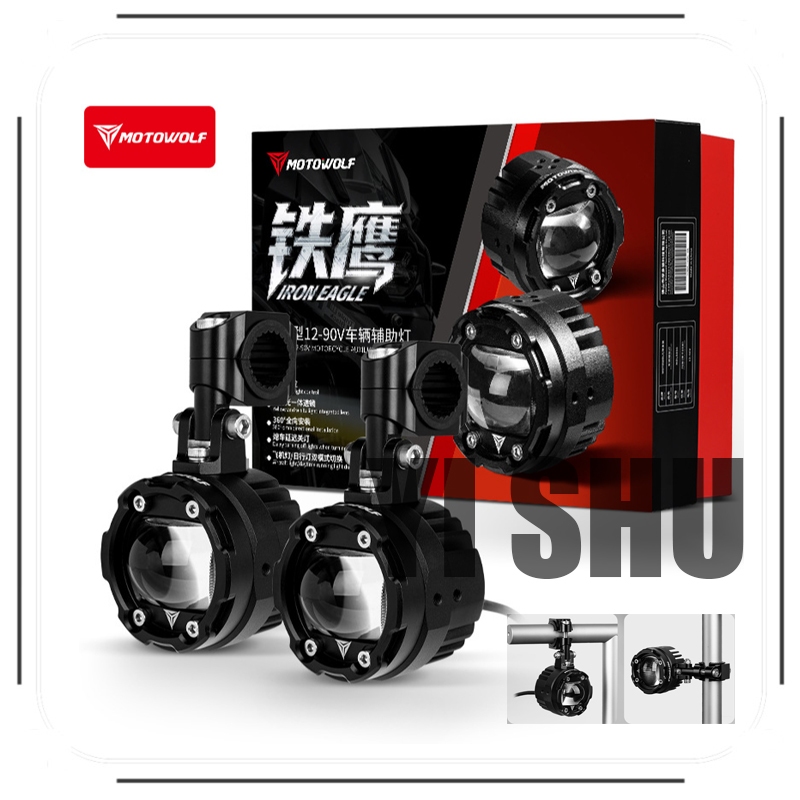 MOTOWOLF L2 Spotlight MDL 5006-B Spotlight แสงล่าช้าอัจฉริยะ IP67 อัตรากันน้ํา