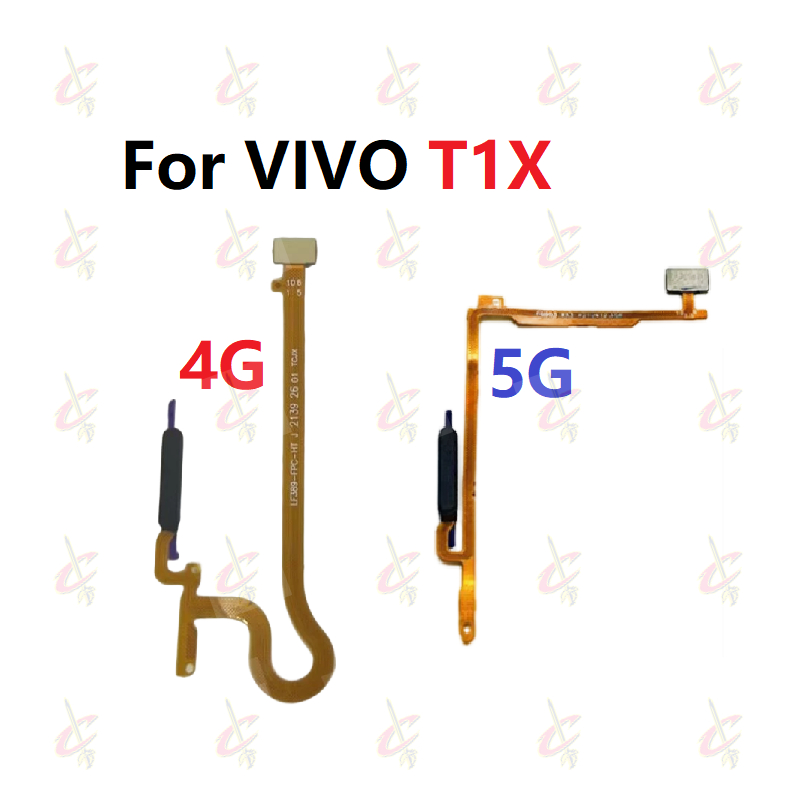 เซ็นเซอร์ลายนิ้วมือพิมพ์ลายนิ้วมือสําหรับ vivo T1X 4G 5G V2143 V2123
