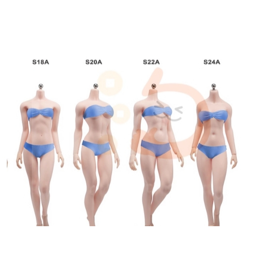 TBLeague 1/6 S01A S04B S07C S10D S20A S22A ผิวขาวซิลิโคนร่างกายหญิง