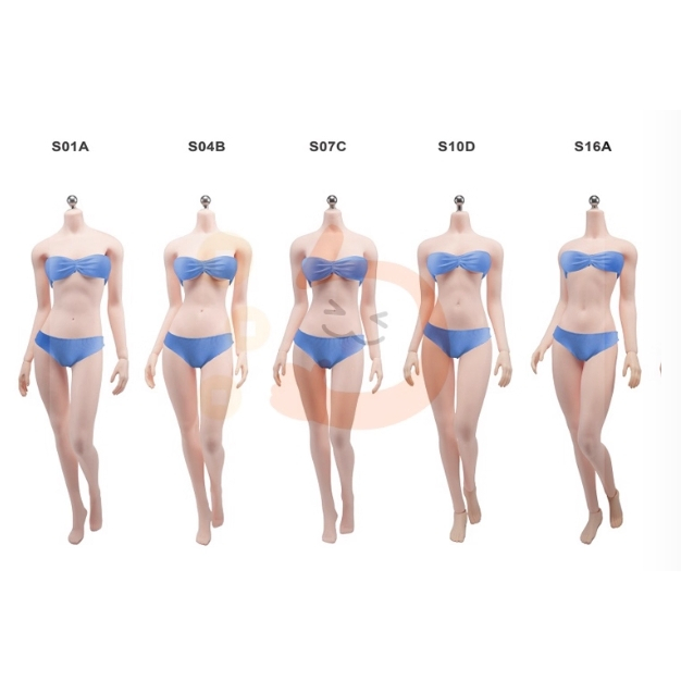 TBLeague 1/6 S01A S04B S07C S10D S20A S22A ผิวขาว ผิวตึง ตัวหญิง