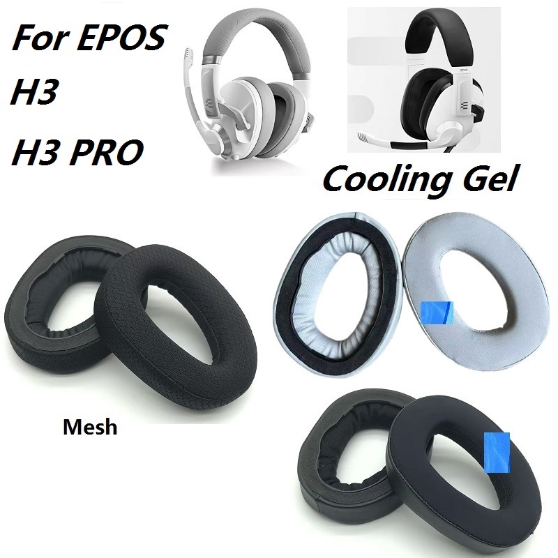 แผ่นรองหูฟังเบาะสําหรับ Sennheiser EPOS H3/H3 PRO หูฟังเปลี่ยนคุณภาพสูง Earcovers Earmuffs หมอนหูเบา