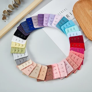1PCS CHEN AN หลายสีกลับ Bra Extender สายรัด 2/3/4 ตะขอ 3 แถวชุดชั้นใน Strapless อุปกรณ์เสริม 长扣 พร้อมสต็อก