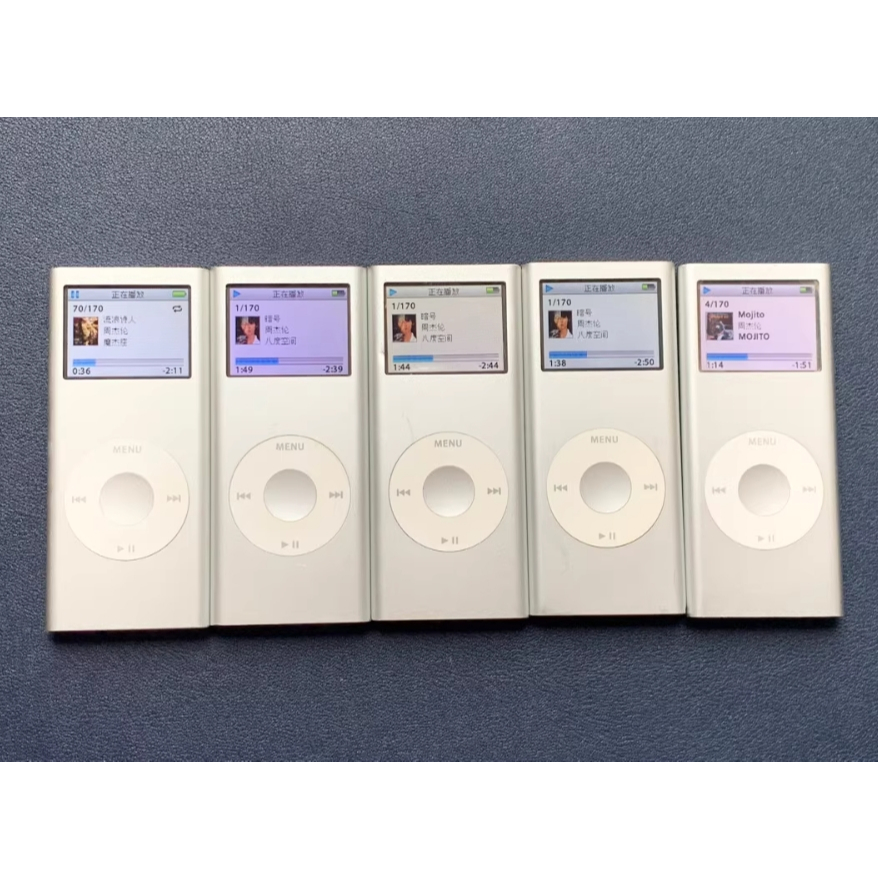 เครื่องเล่นเพลง A1199 nano2 Silver 80% ใหม่ 90% แบตเตอรี่ใหม่เอี่ยม