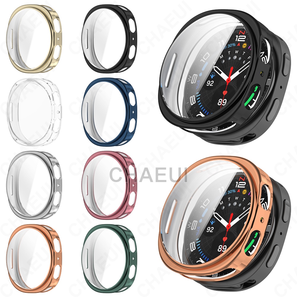 ตัวป้องกันหน้าจอเคสTPUคลุมทั้งหมดสําหรับ Galaxy Watch 8 44mm 40mm