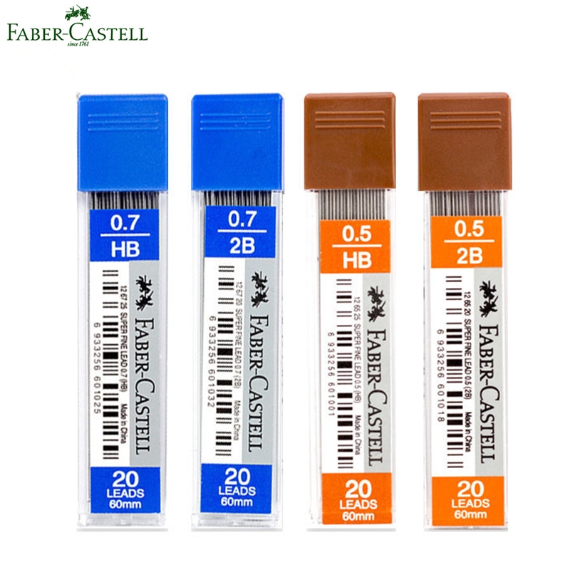 Faber Castell ไส้ดินสอกด 2B HB FILLED PENCIL MECHANICS 0.7mm