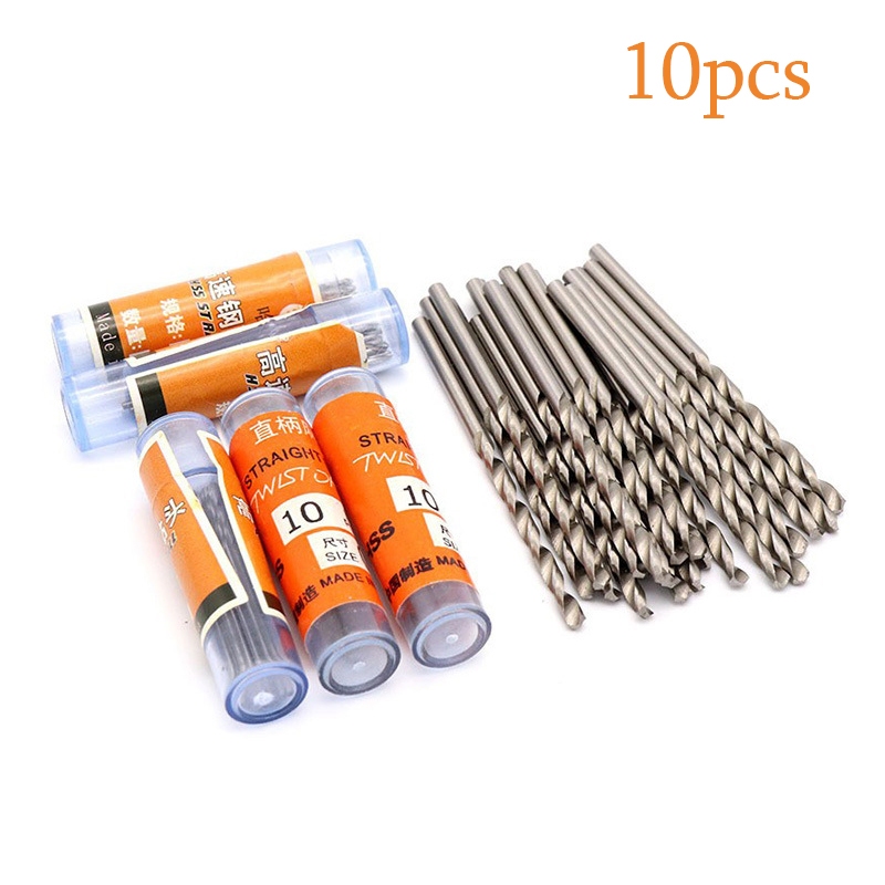 (10 ชิ้น) Mini Micro HSS Spiral Twist Drill Bit เจาะเครื่องมือ/คุณภาพ Micro Mini Twist เจาะ Bits MIAO MING 0.5 มม.-4 มม.