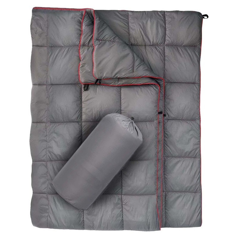 Camping Down ผ้าห่มผ้าฝ้ายกันน้ํากลางแจ้งเดินป่า Sleeping Pad ผ้านวม Soft Ultralight Poncho Liner Militar เก็บอุ่นอุปกรณ์เสริม SW676