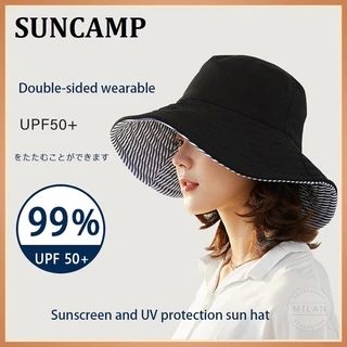หมวกกันแดดญี่ปุ่น ป้องกันรังสียูวี ปีกกว้าง UV99% UPF50+ UV Cut Protection Sun Hat Kirarista Netty