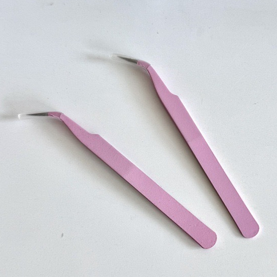 สีชมพูคู่มือแหนบข้อศอกหนาสแตนเลสรอบขอบสติกเกอร์หนังสือแหนบ