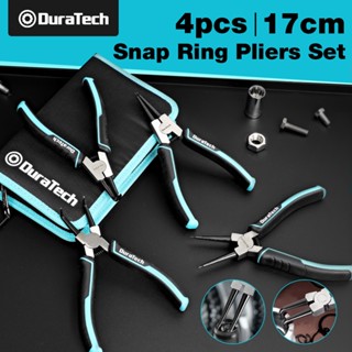 DuraTech 4 ชิ้น 17 ซม.Stnap Ring คีมชุด Heavy Duty Internal …