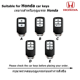 HONDA City RS City Turbo HRV 2016 CRV G5 WRV Civic FC FK Accord G10 เคสกุญแจรีโมท Jazz G2 Jazz GK BRV Honda ฝาครอบกุญแจรถโปร่งใส