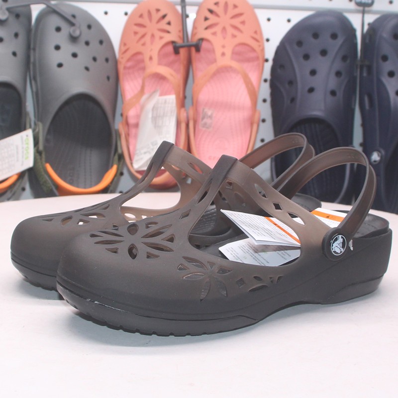 Crocs รองเท้าแตะสำหรับผู้หญิง ไซส์ใหญ่ หมายเลข 204939
