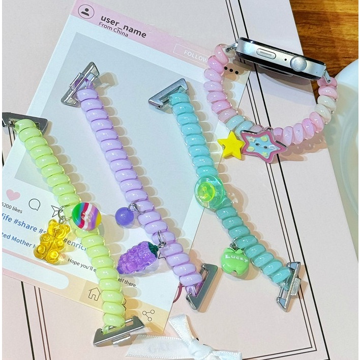 ยืดหยุ่นสายโทรศัพท์สายนาฬิกาสําหรับ Huawei Watch Fit 4 สาย Huawei Watch Fit 4 Pro สาย Huawei Watch F