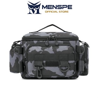 MENSPE กระเป๋าคาดเอวผู้ชาย กันน้ำ ทนทาน Oxford สำหรับกลางแจ้…