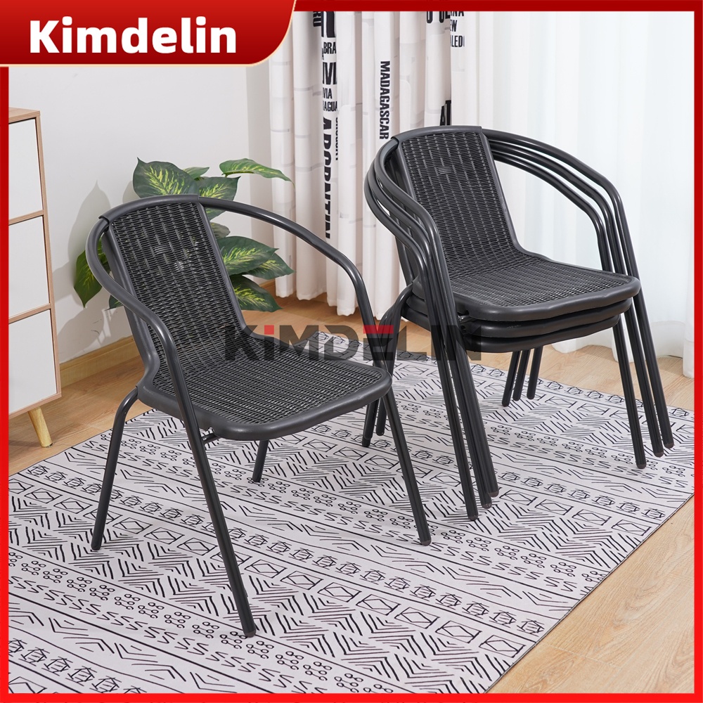 คิมเดลิน เก้าอี้สวน 2/4 เฟอร์นิเจอร์กลางแจ้งสําหรับระเบียง
