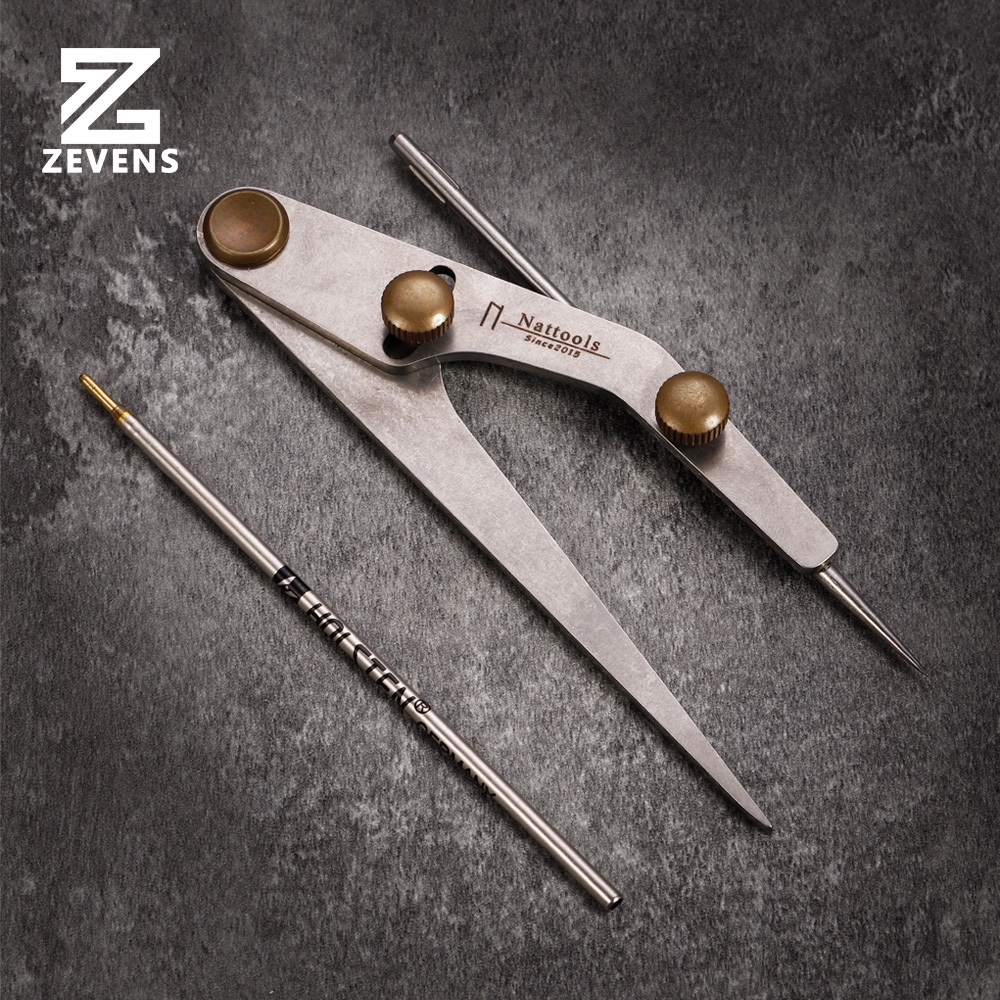 Nattools Mercury Stroke Line Planner DIY หนังทําด้วยมือ Art การวางแผนเหล็กเครื่องมือหนังทําด้วยมือการวางแผน