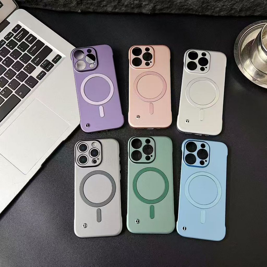 เคสแม่เหล็กไร้กรอบสําหรับOPPO A3 Pro A31 A8 A9 A5 2020 F11 A97 A96 A93 A93S A3 A5S R17 กันกระแทกUltra-Thin Hardเคสโทรศัพท์