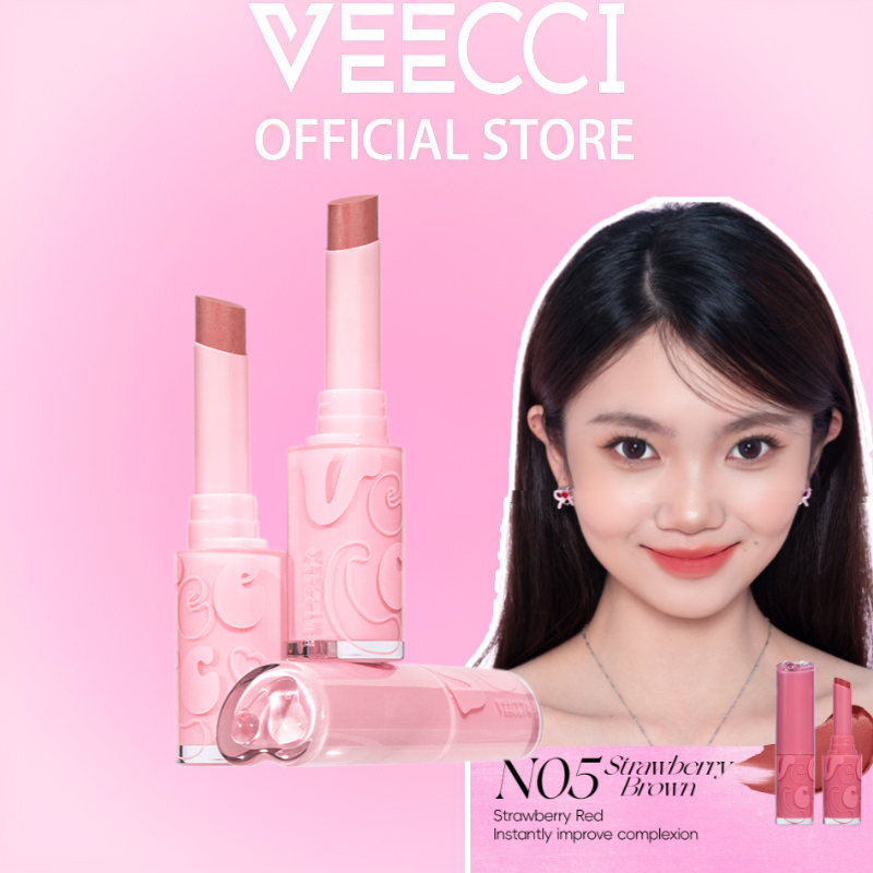VEECCI ลิปสติกเนื้อแมท กำมะหยี่ ไม่ซีดจาง มากุ๊ปติดทนนานสําหรับสาวเซ็กซี่ ลิควิดลิปสติก เนื้อแมตต์ กันน้ำ ติดทนนาน ลิปสติก เนื้อแมตต์ กํามะหยี่ กันน้ํา ติดทนนาน 6 สี สีนู้ด เซ็กซี่ สีแดง สีชมพู