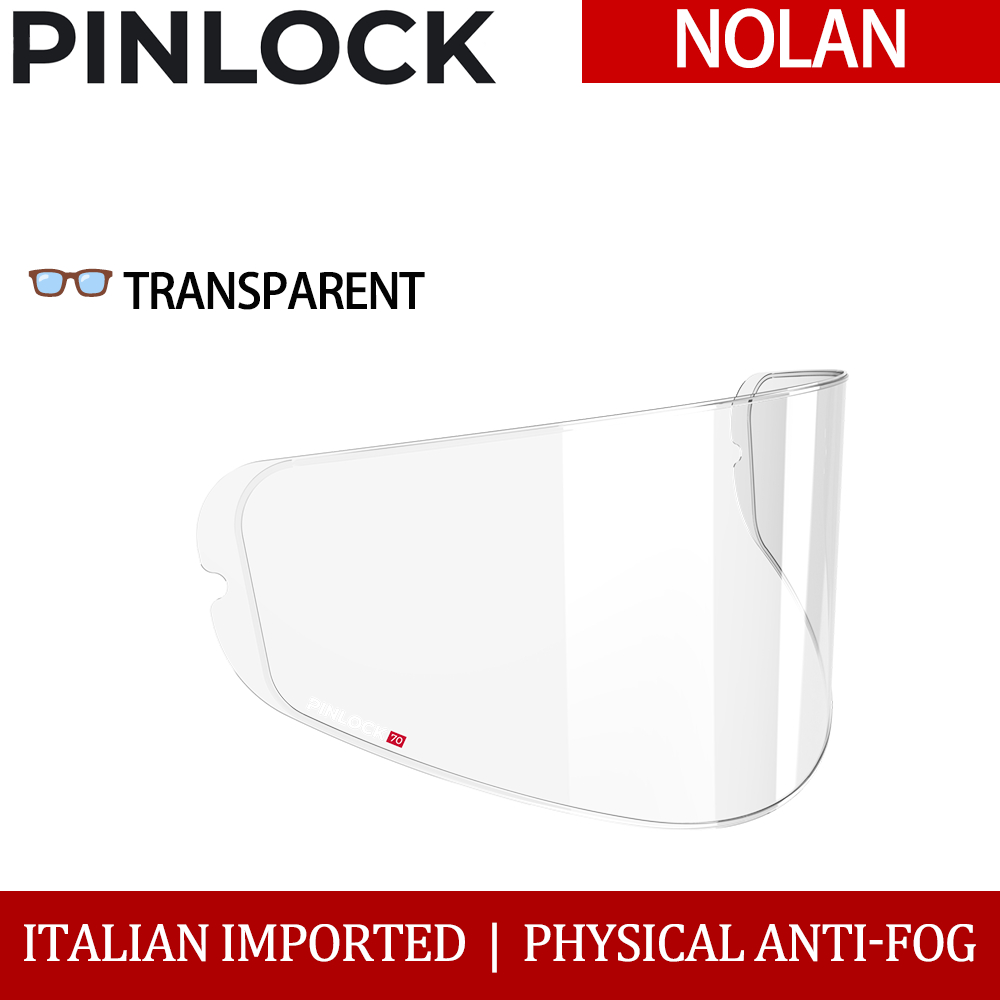 สําหรับอุปกรณ์เสริมหมวกกันน็อค Nolan Pinlock เลนส์ป้องกันหมอกที่ชัดเจนสําหรับ N70-2;X803-RS;N87;N60.