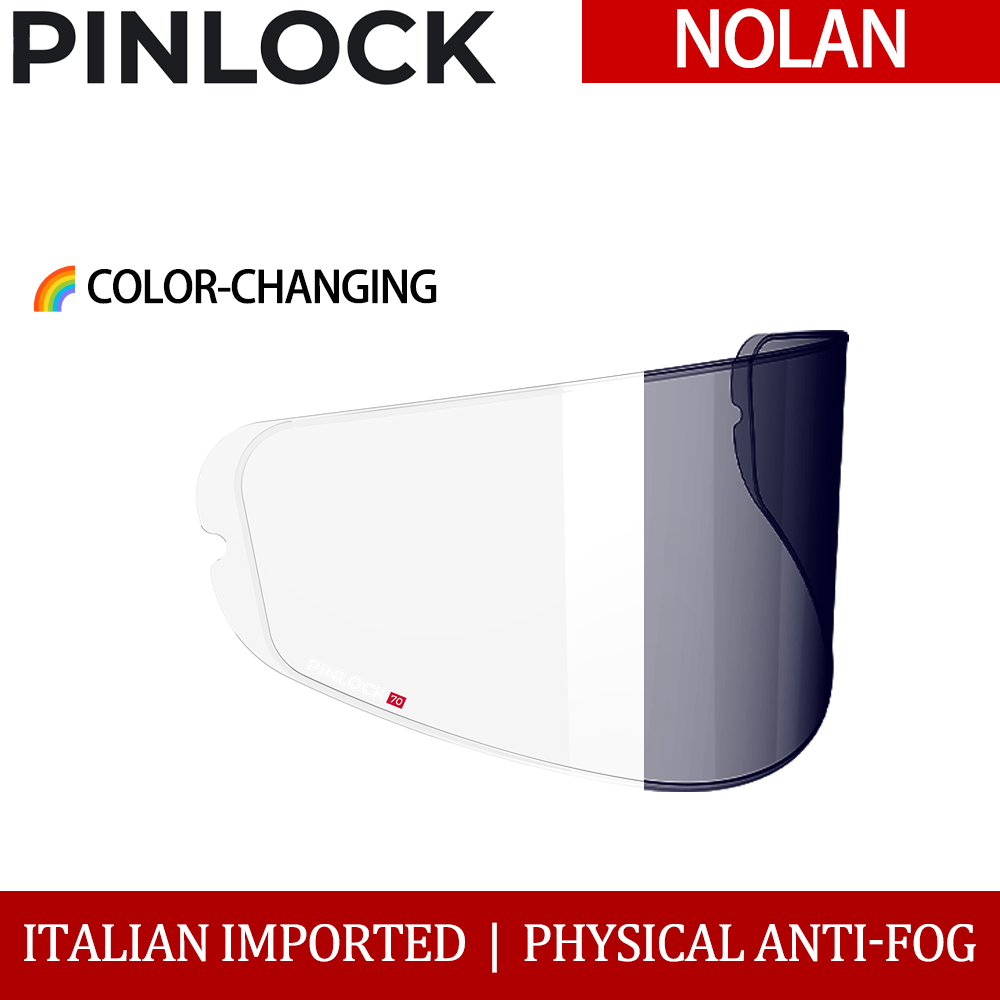 สําหรับอุปกรณ์เสริมหมวกกันน็อค Nolan Pinlock เปลี่ยนสภาพเลนส์ป้องกันหมอกสําหรับ N70-2;X803-RS;N87;N6