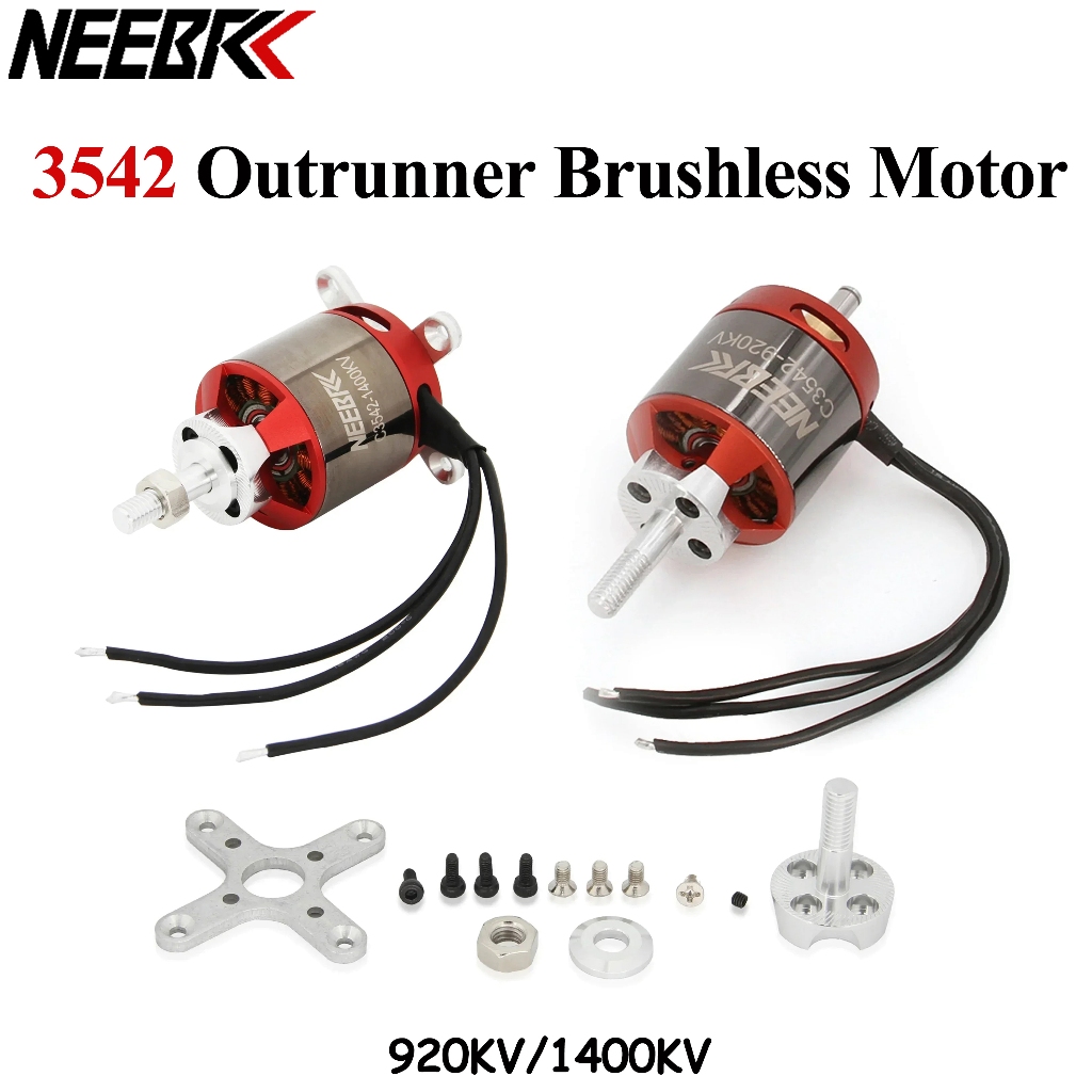 NEEBRC C3542 920KV 1400KV RC PFV Outrunner มอเตอร์ไร้แปรงสําหรับ RC FPV Drone Fixed-wing Glider เครื
