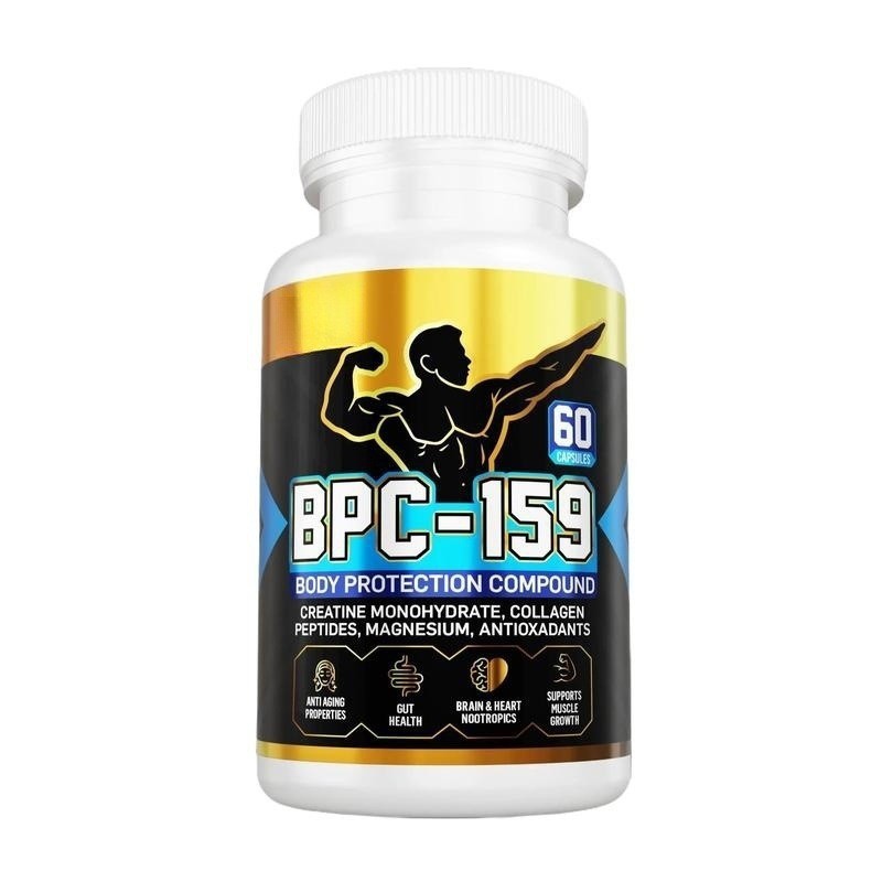 BPC-159 Body Protection Complex Capsules 60 แคปซูล มีครีเอทีนและคอลลาเจนเปปไทด์ช่วยการเจริญเติบโตของ