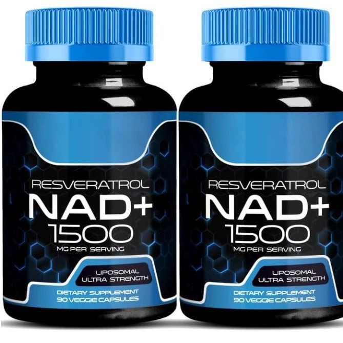 NAD+1500 Resveratrol Capsules 90 แคปซูล Liposome Enhanced Edition อาหารเสริม NAD เพิ่มประสิทธิภาพ