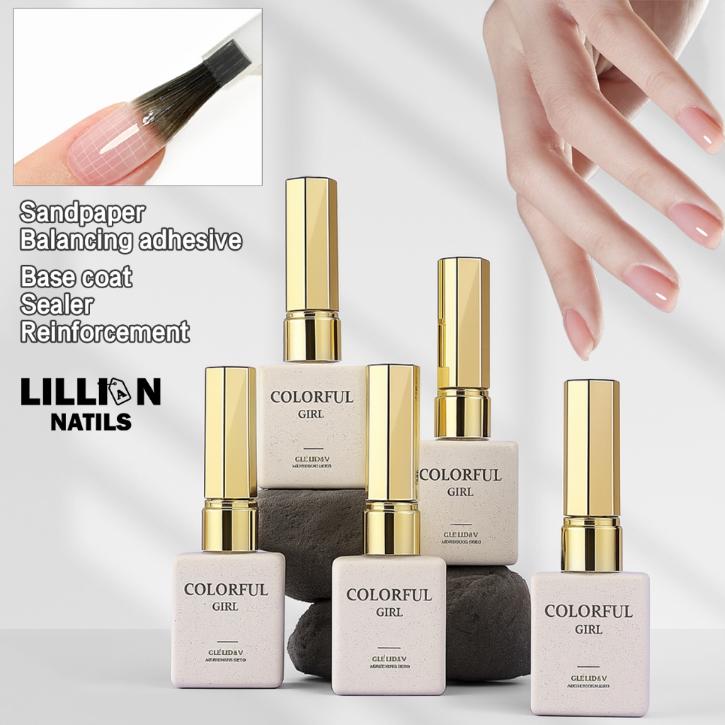 พร้อมส่งในไทย COLORFUL GIRL NAIL  เซ็ตเบสโค้ท เคลือบเล็บเจล สวยเสมือน ท็อปโค้ท เงาวาว-แมท