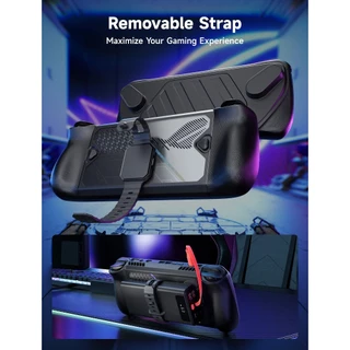 JSAUX ModCase สําหรับ ROG Ally เคสเกมคอนโซล ROG Ally X เกมคอนโซล เคสนิ่ม -PC0111&PC0109