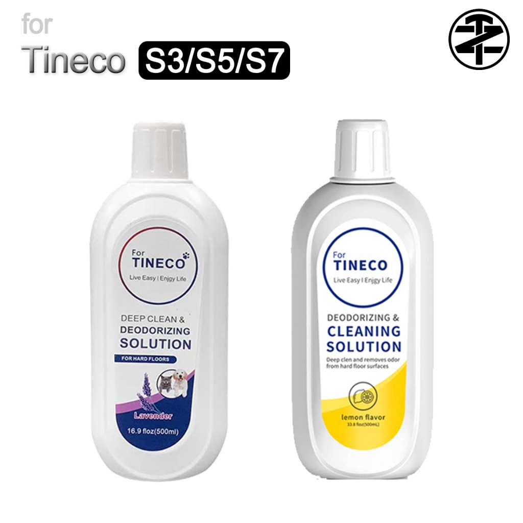 น้ํายาทําความสะอาดพื้นกลิ่นมะนาวเหลว 500 มล. - เข้ากันได้กับชิ้นส่วนสูญญากาศหุ่นยนต์ Tineco Floor On