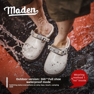 อาหาร แบรนด์ผู้ชาย 2025 รองเท้าชายหาดกลางแจ้งฤดูร้อนใหม่พร้อ…