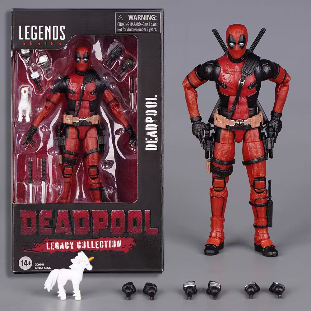 2026 Ko Marvel Legends Deadpool E Wolverine Action Figure Articulado รุ่น Deadpool 3 movable joint รุ่น