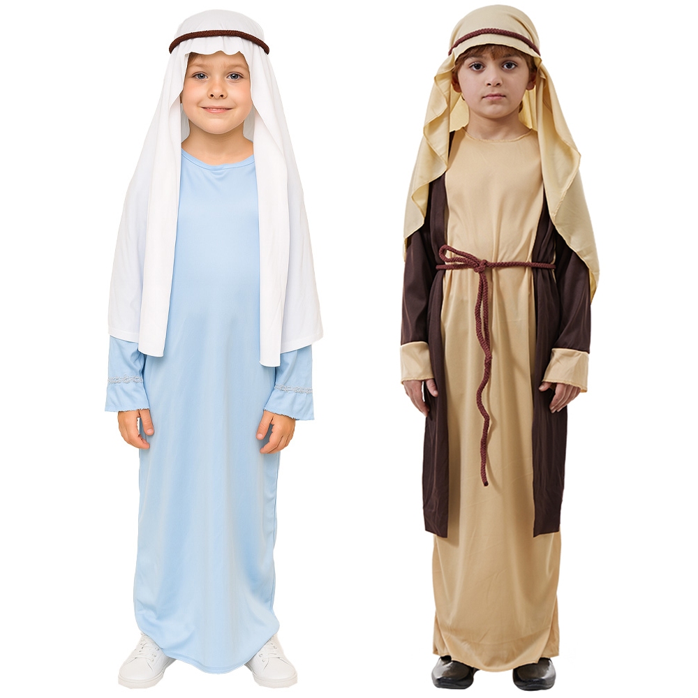 🔥พร้อมส่ง🔥ชุดฮัลโลวีนสำหรับเด็ก ชุดเศรษฐีดูไบ 💸ชุดอาหรับ  เครื่องแต่งกายเด็กชาย เซนต์โจเซฟ