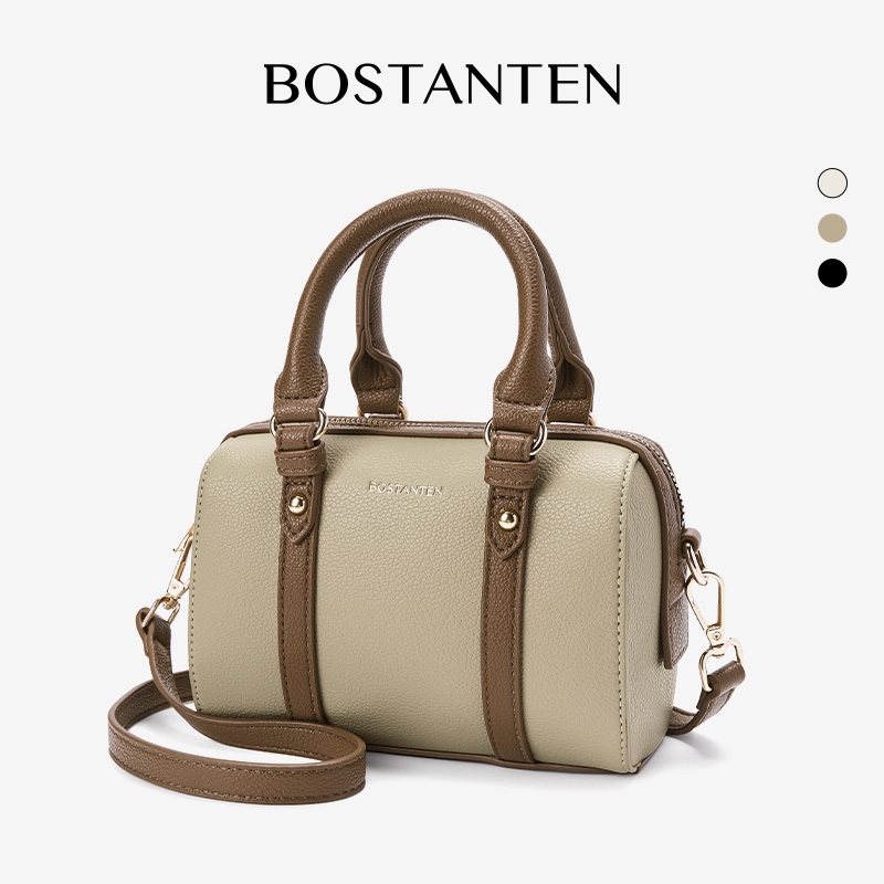 BOSTANTEN Boston Bag กระเป๋าบอสตันคุณภาพสูง กระเป๋าสะพายแฟชั่นผู้หญิง