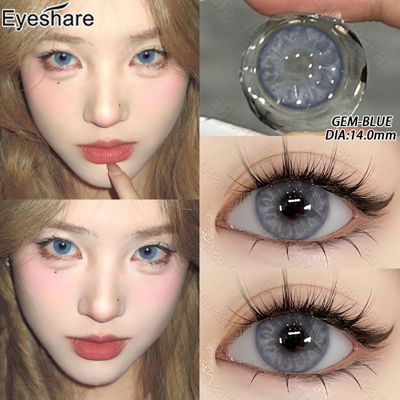EYESHARE สีคอนแทคเลนส์แต่งหน้าคอนแทคเลนส์ 2 ชิ้น/คู่ GEM ใหม่ที่สวยงามนักเรียนตาแต่งหน้าคอนแทคเลนส์