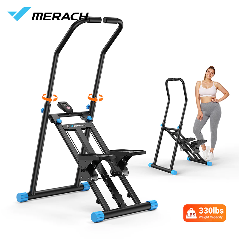 MERACH Stepper Cardio เครื่องบันไดบ้าน Climbing Machine อุปกรณ์ฟิตเนส เครื่องปีนเขาแบบยิม เครื่องปีนเขา ออกกําลัง ที่ลดต้นขา บร