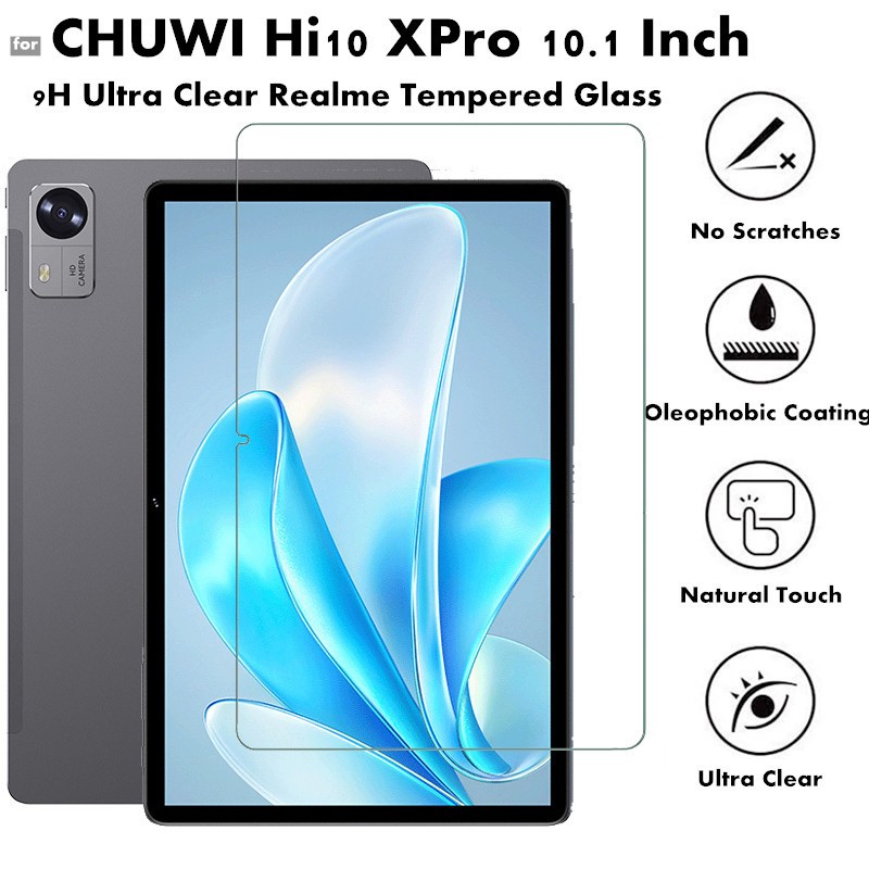 CHUWI Hi10 XPro 10.1 Inch 2025 2024 2023 Tablet Tempered Glass Scratch Resistant Screen Protector fo