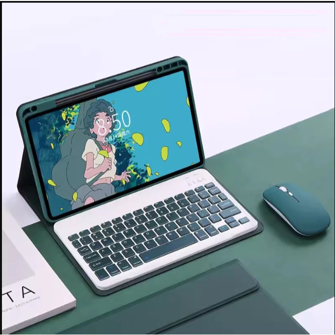 เคสคีย์บอร์ดบลูทูธแม่เหล็ก + เมาส์ สำหรับ Huawei Honor Pad X9a/X9 Pro/V9 11.5" และ X8a/X8/X8 Lite 11" – เคสหนัง PU ช่องใส่ปากกา คีย์บอร์ดถอดได้ รองรับ iOS/Android/Windows thumbnail 7