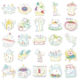 ตลก 50 ชิ้นเวลาสันทนาการธีมสติกเกอร์กันน้ําสําหรับ แก้วน้ํา แล็ปท็อปเคสโทรศัพท์สติกเกอร์รถ กราฟฟิตี สร้างสรรค์ ทําเอง