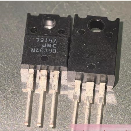 2 คู่เดิม (2 ชิ้น JRC7915A + 2 ชิ้น JRC7815A) ของแท้ญี่ปุ่นนําเข้าตัวควบคุมแรงดันไฟฟ้าสามทาง NJM7815