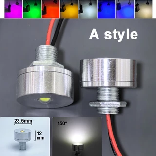 DC 3V 5V 12V 24V Mini LED หลอดไฟสีสันสดใสโคมไฟสปอตไลท์สําหรับตกแต่ง