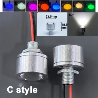 DC 3V 5V 12V 24V Mini LED หลอดไฟสีสันสดใสโคมไฟสปอตไลท์สําหรับตกแต่ง